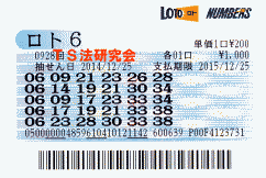 ロト6 第928回では3等1本・4等11本・5等84本当選!