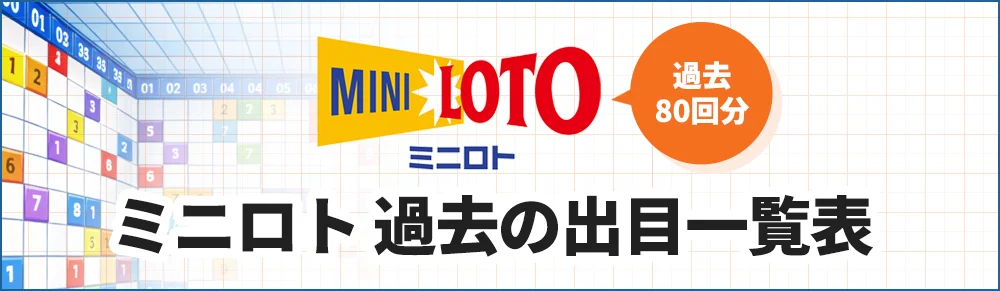 ミニロト出目表
